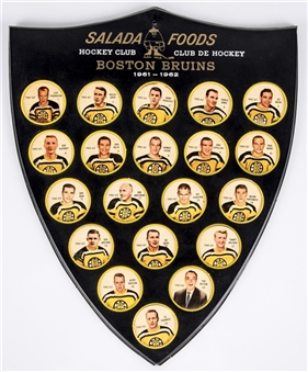 1961/62 Salada Coins Complete Set (120) In Six Team Shields